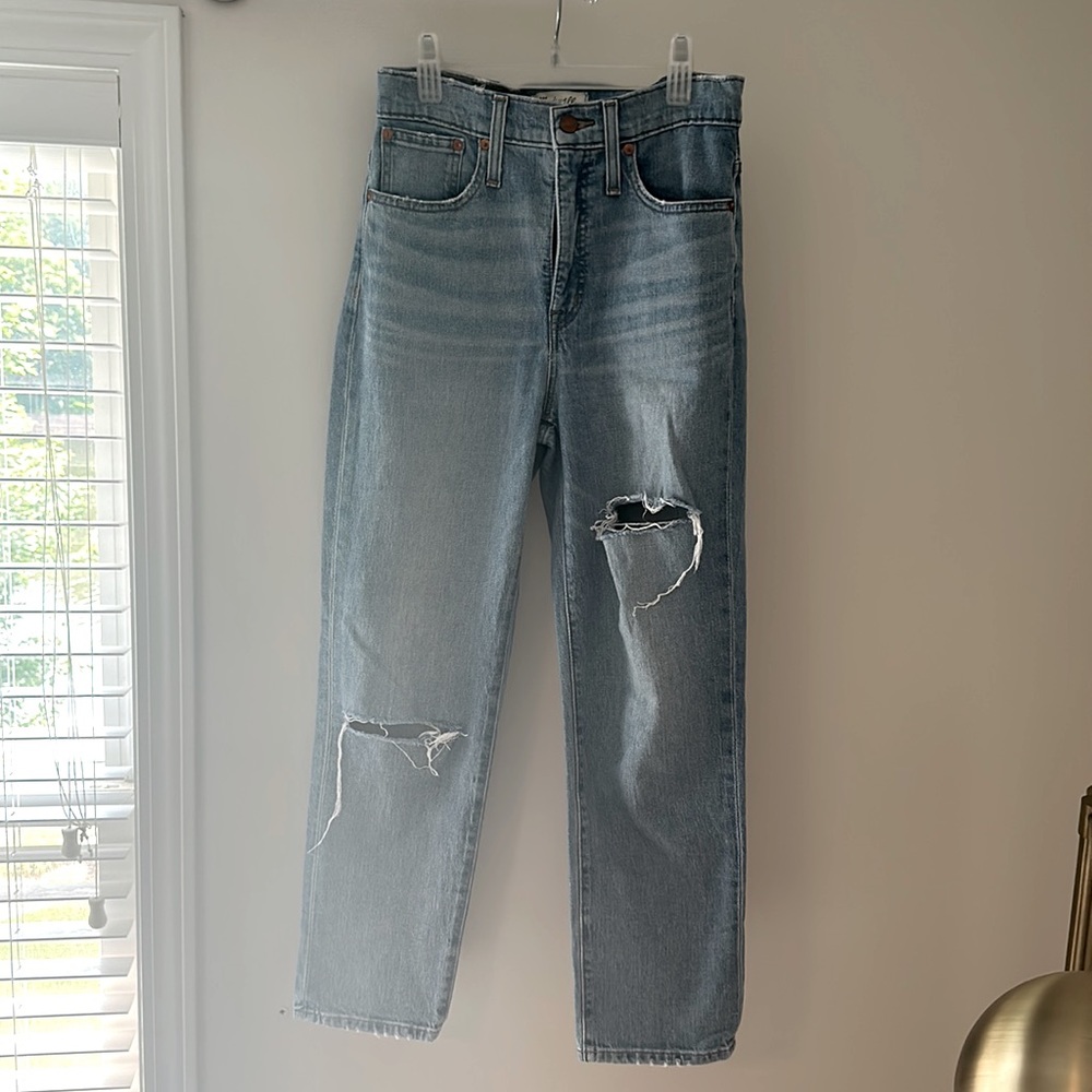 Madewell classic straight jean size 25